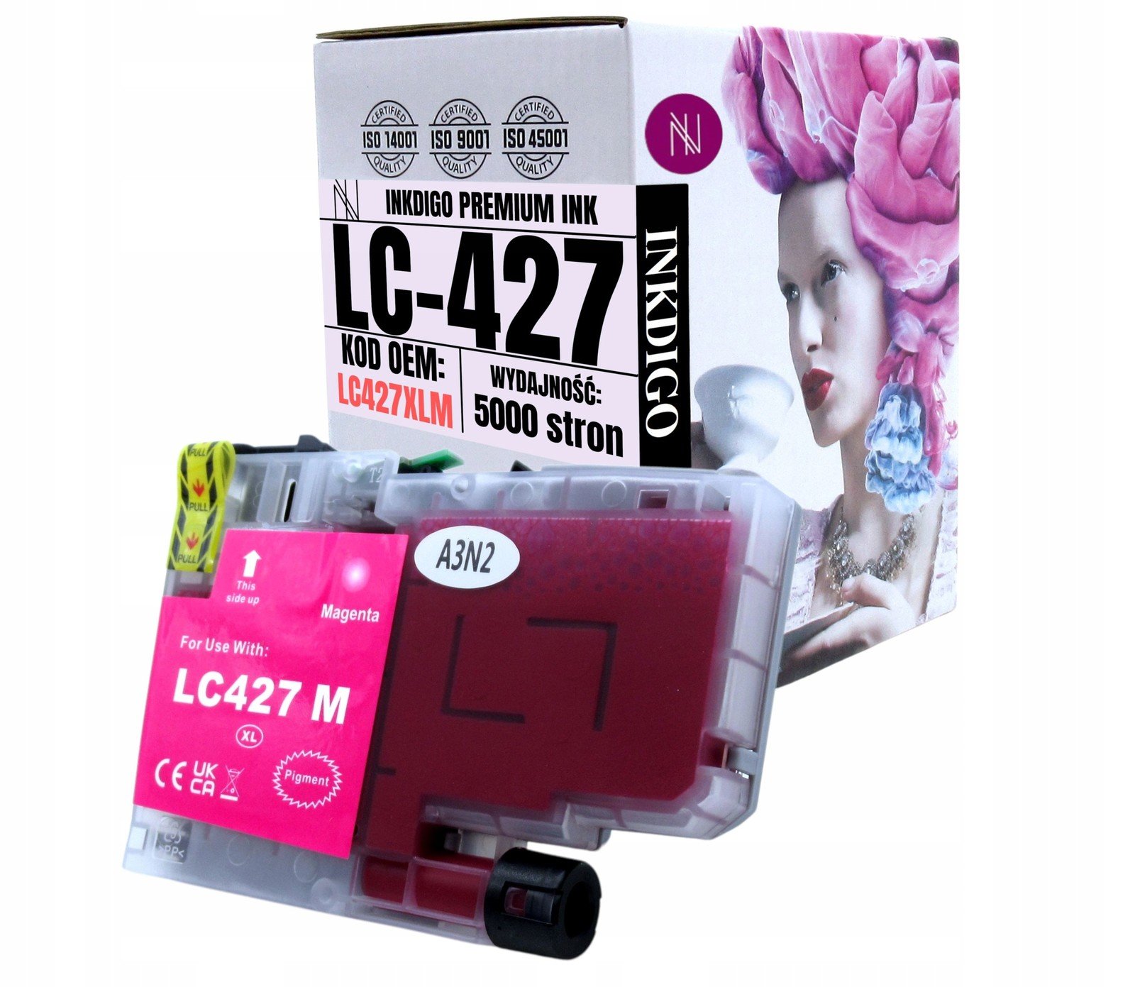 Náplň Do Tiskárny Brother MFC-J5955DW J6955D J6959DW Náhrada LC-427XLM