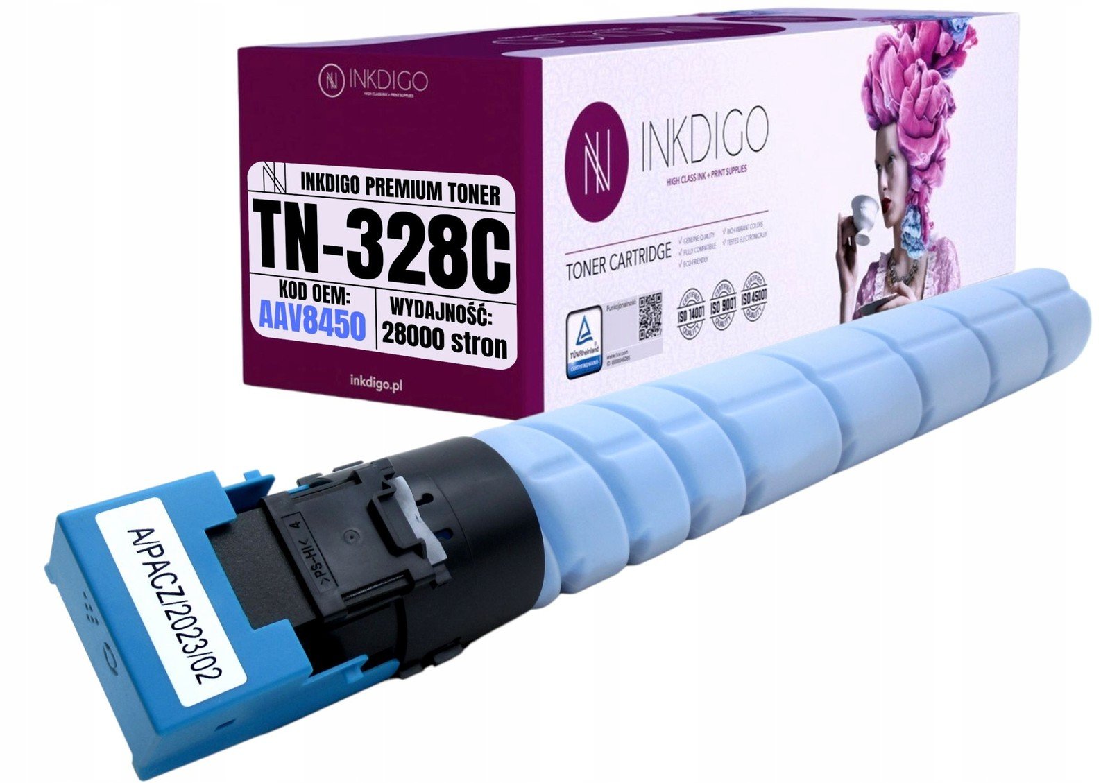 Toner Do Tiskárny Konica Minolta Bizhub C250i C300i C360i Zamiennik TN328C