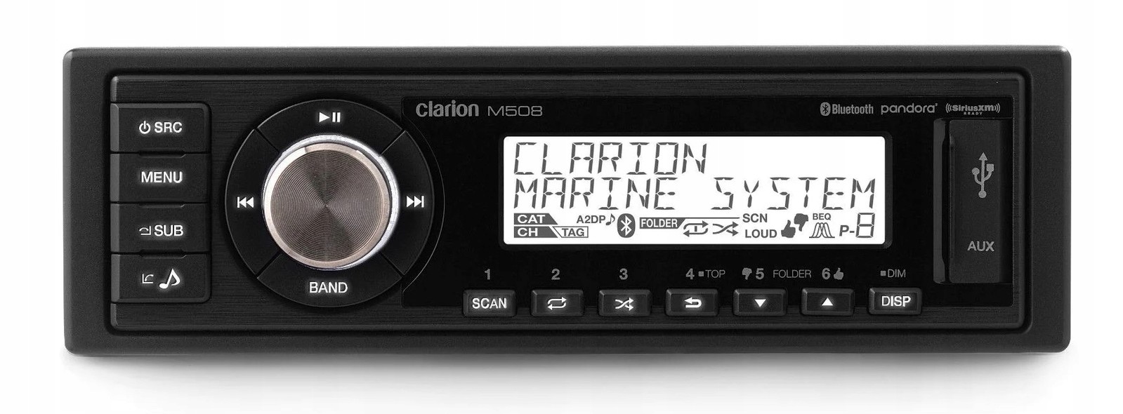 Clarion M508 Radio Marine MP3 Usb Bluetooth pro loď