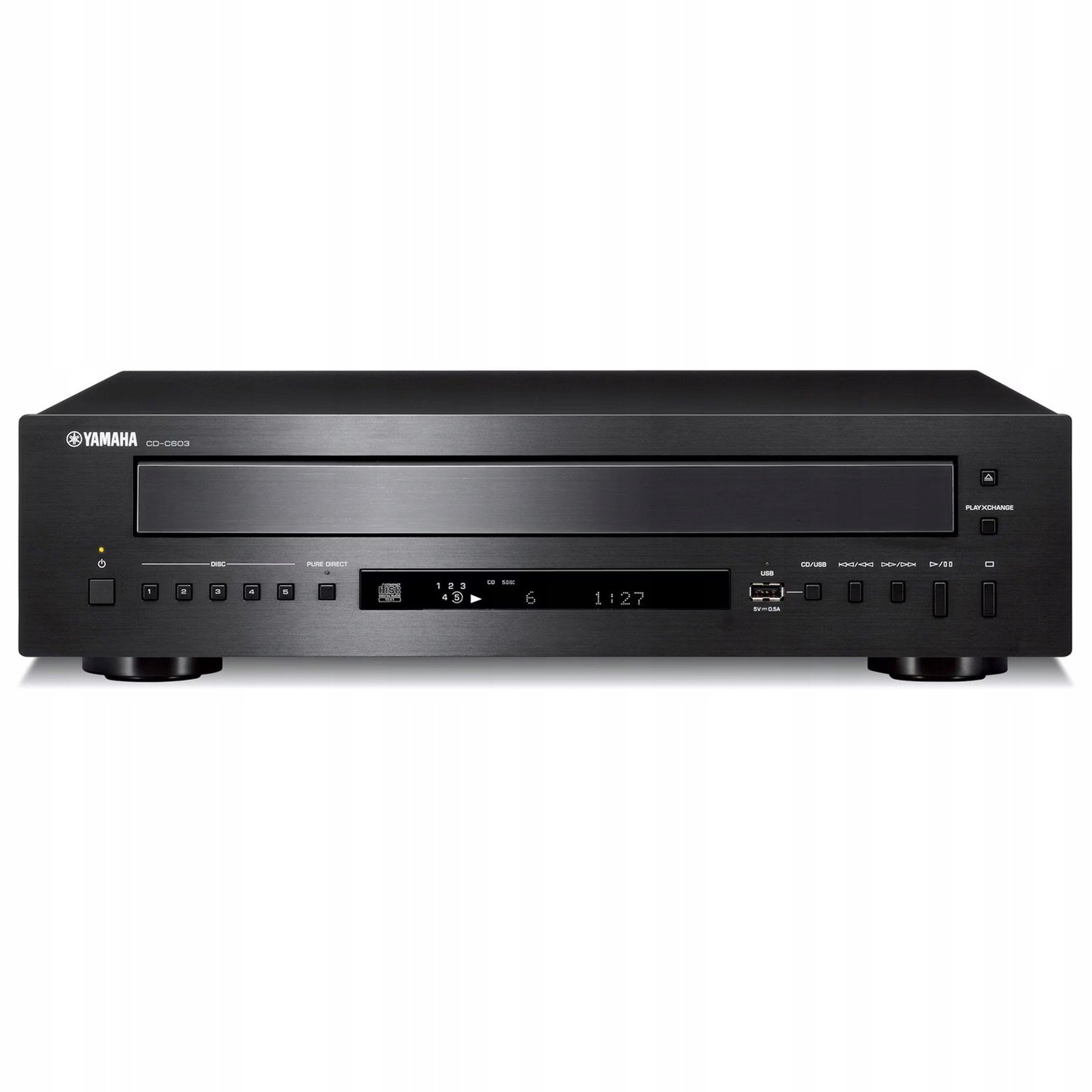 Yamaha CD-C603 Měnič Přehrávač 5 CD Usb Pure Direct Flac Aac Wav