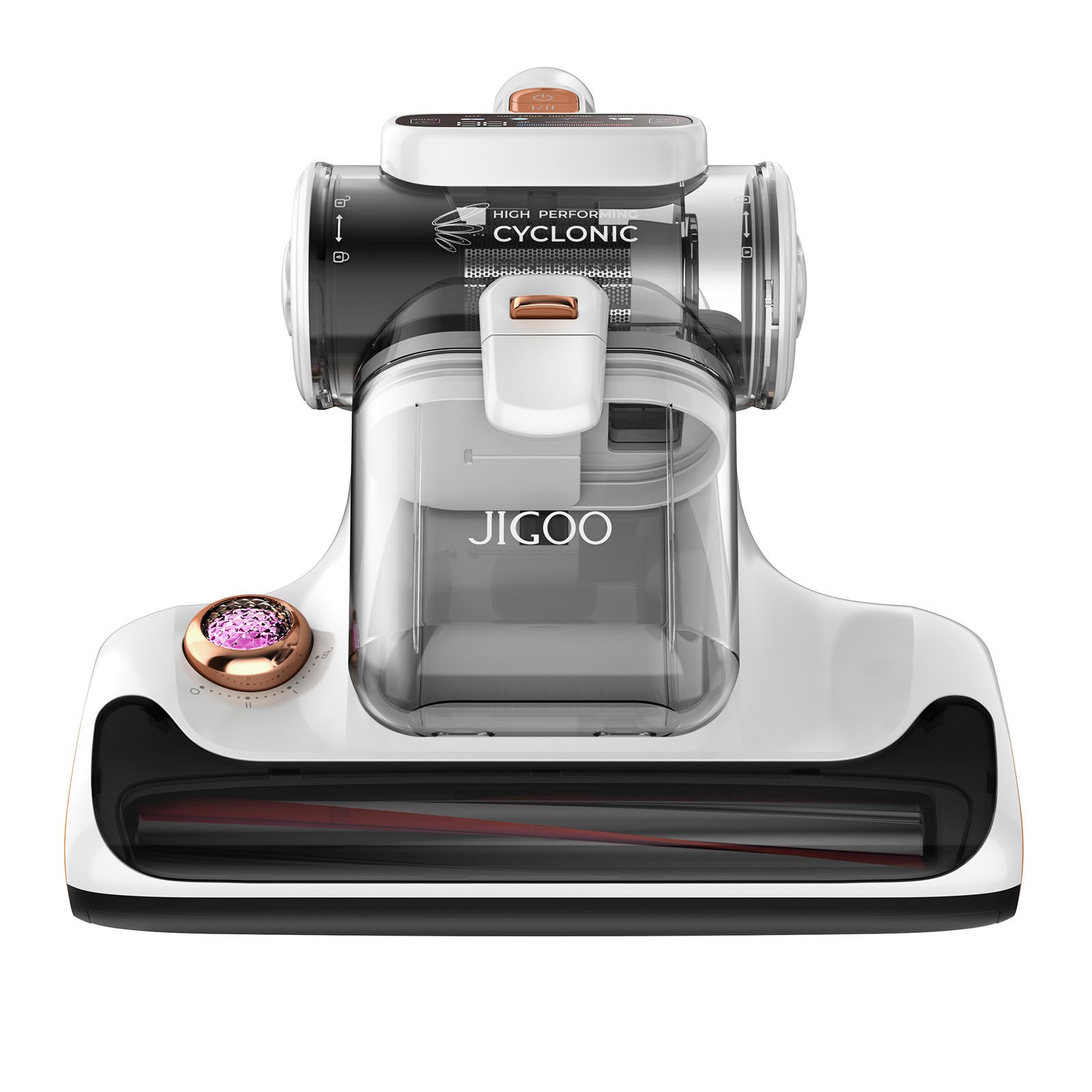 Ruční Vysavač Pro Odstranění Prachu Roztoče Jigoo T600 Bílý 12KPa