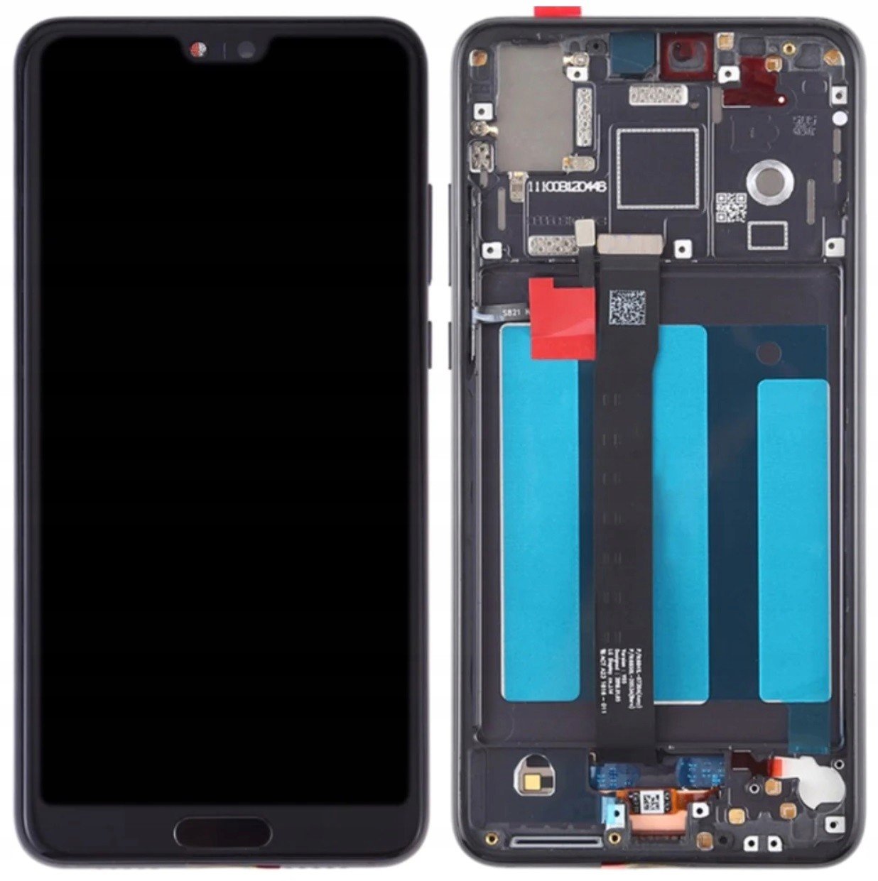 LCD displej dotykový displej Huawei P20 EML-L09 EML-L29 Rámeček černý