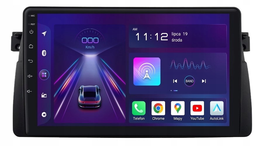Navigace Rádio 2DIN Android Bmw 3ER E46 Rover 75 8/256 Gb Dsp Carplay Lte