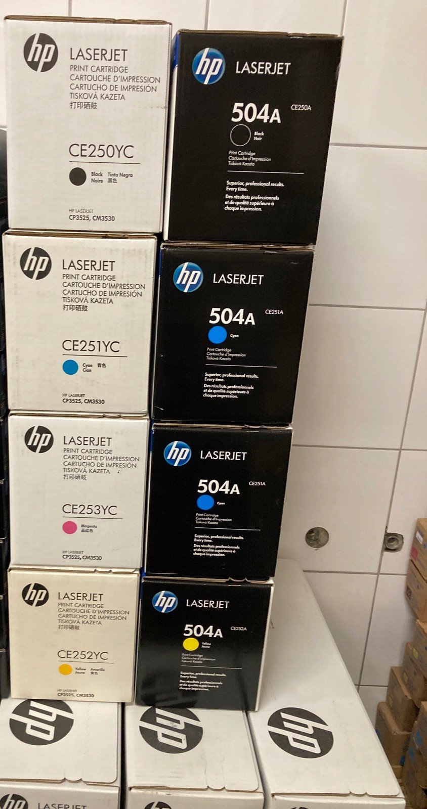 Toner CE251A, 504A modrý (cyan) Originál