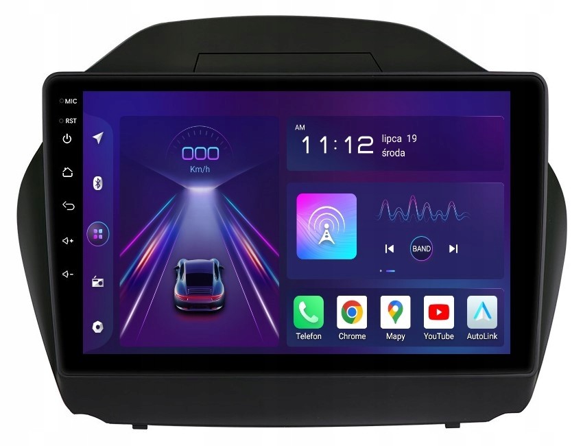 Navigace Radio 2DIN Android Hyundai IX35 8/256 Gb Dsp Carplay Lte
