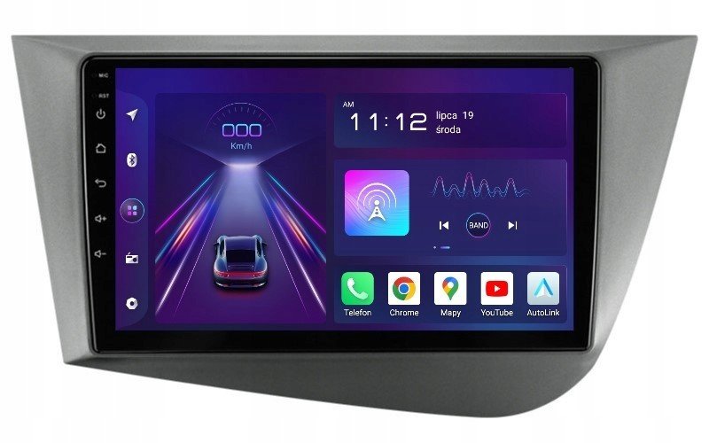 Radio 2DIN Navigace Android Seat Leon MK2 II 8/256 Gb Dsp Carplay Lte