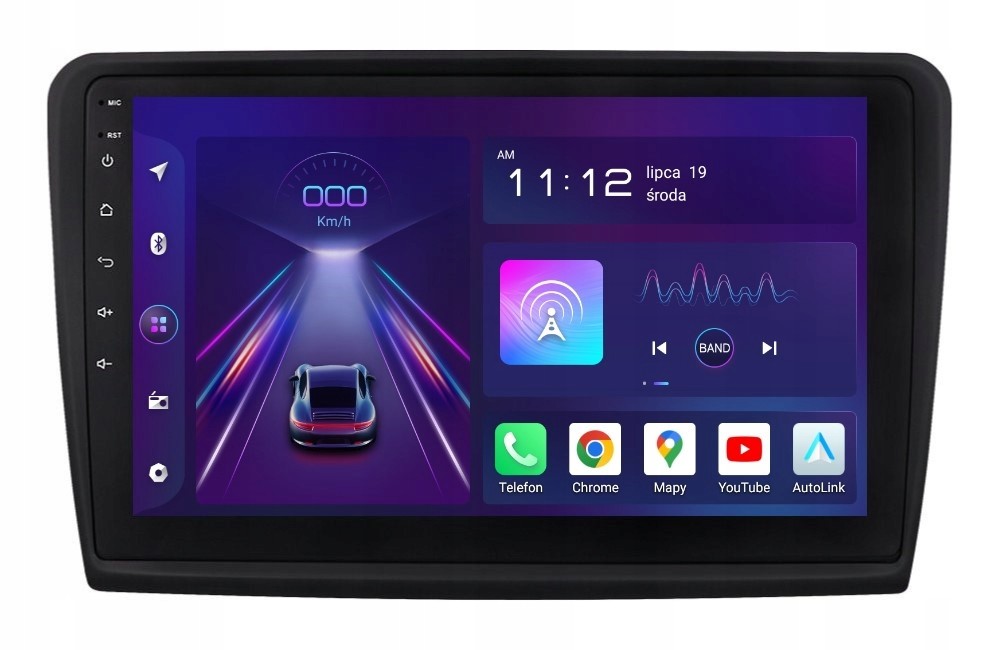 Navigace Rádio 2DIN Android Skoda Superb 2 II 8/256 Gb Dsp Carplay Lte