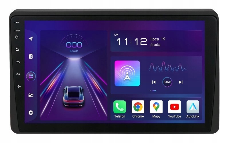 Radio 2DIN Navigace Android Dacia Duster 2 II 8/256 Gb Dsp Carplay Lte