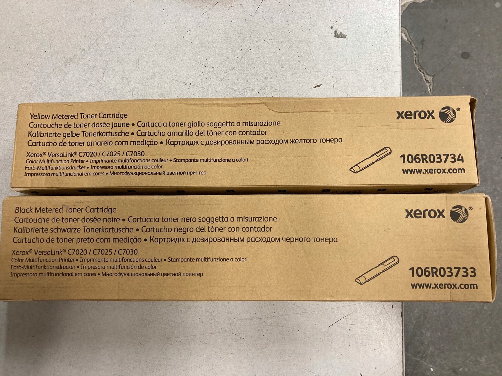 Toner Xerox Versalink C7020 Black 106R03733 Orig.