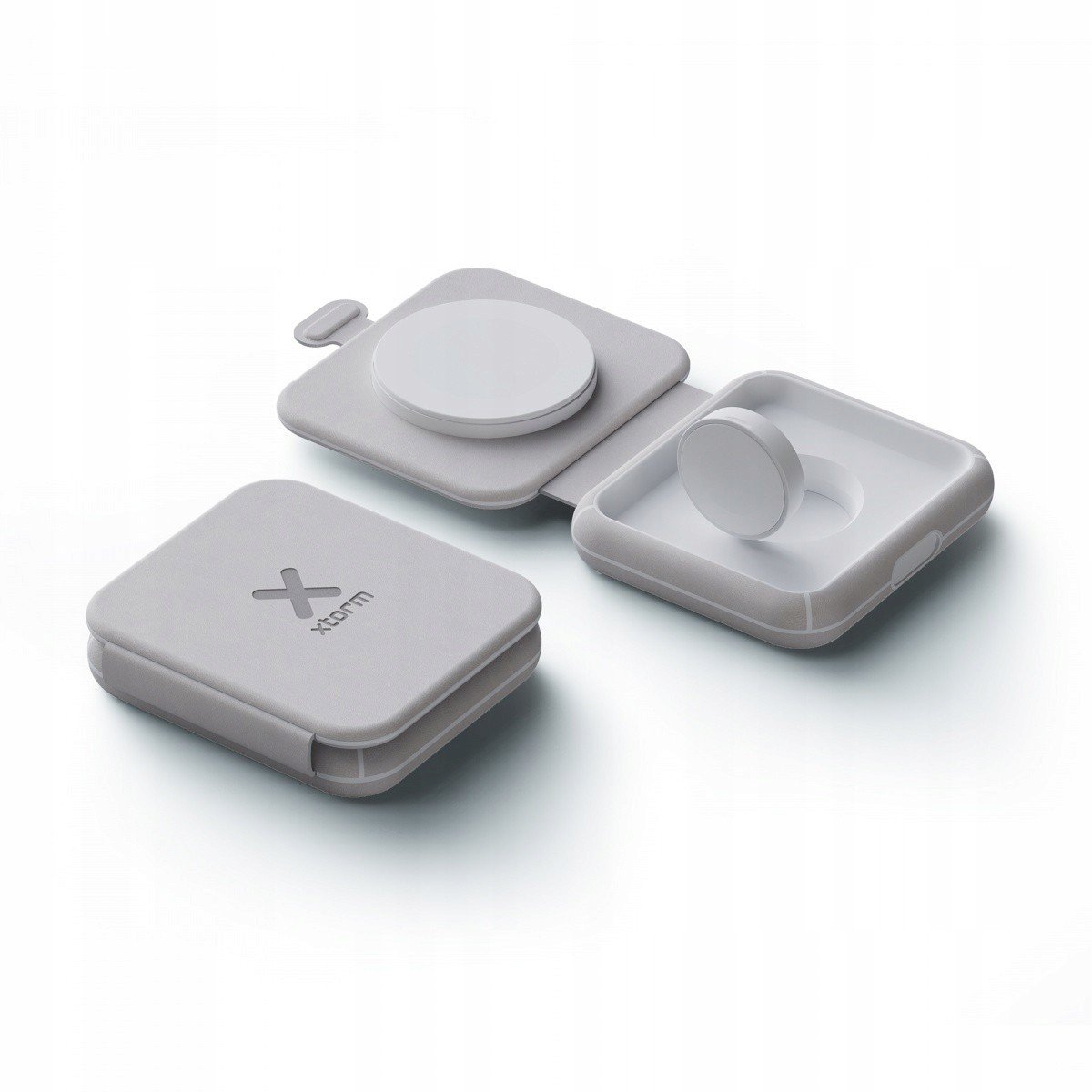 Skládací bezdrátová cestovní nabíječka 2v1