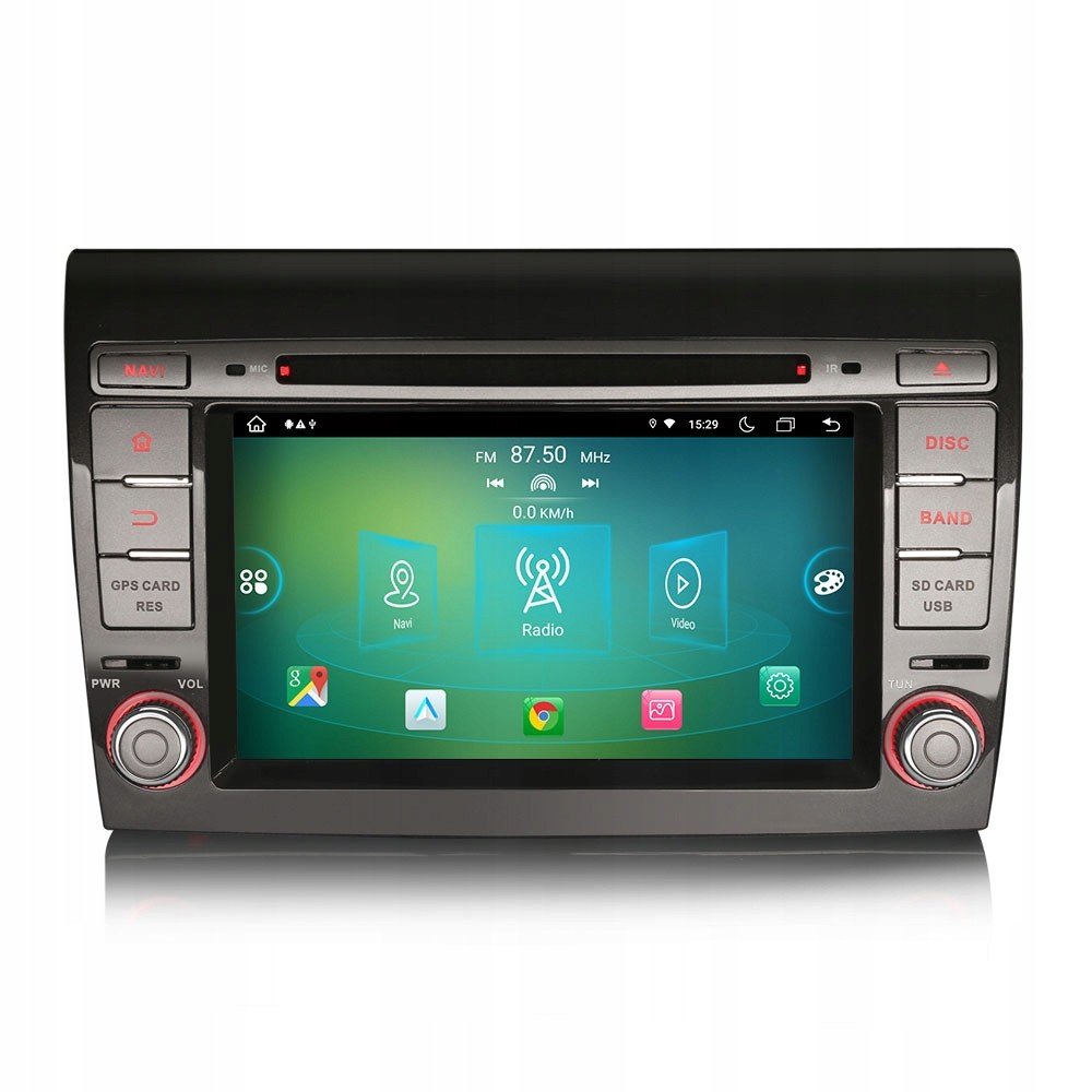 Rádio 2DIN Android Fiat Bravo Dsp Carplay Lte 4/64