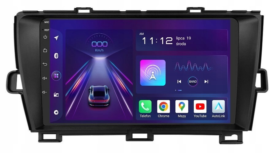 Navigace Rádio 2DIN Android Toyota Prius 3 III 8/256 Gb Dsp Carplay Lte