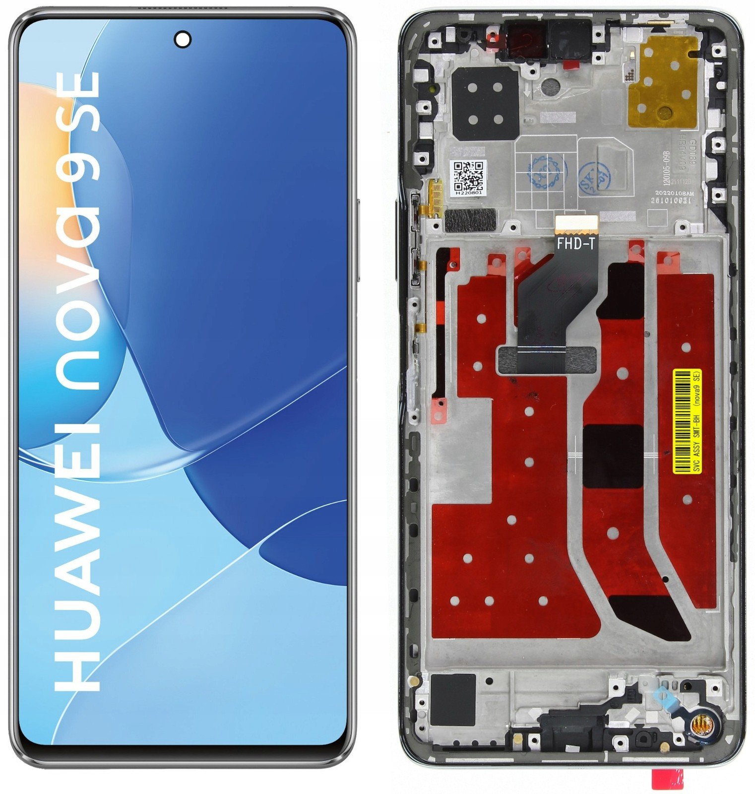 Displej Rámeček Pro Huawei Nova 9 Bílý