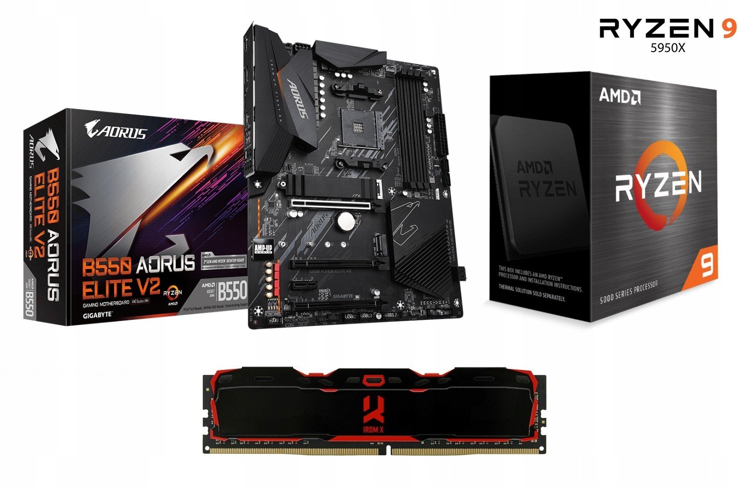 Sestava Amd Ryzen 9 5950X B550 Aorus Elite V2