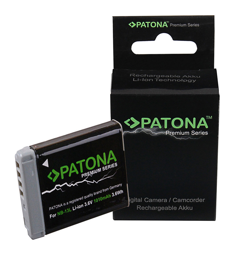 Baterie Patona Premium NB-13L 1010 mAh pro Canon náhradní