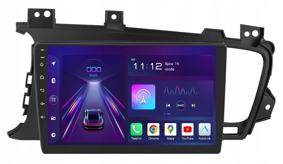 Navigace Rádio 2DIN Android Kia Optima 1 A 8/256 Gb Dsp Carplay Lte