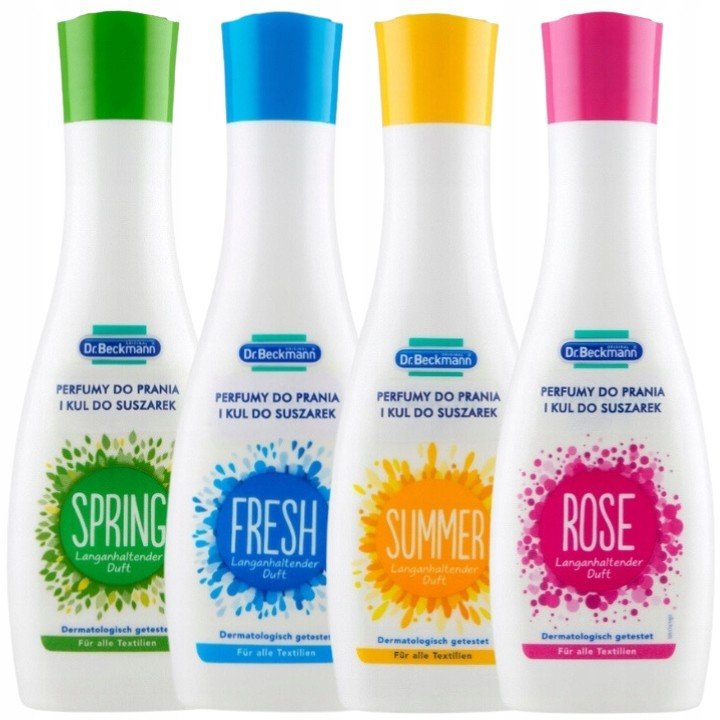 Dr. Beckmann parfém na praní a kuličky do sušiček Mix vůní 4x250ml