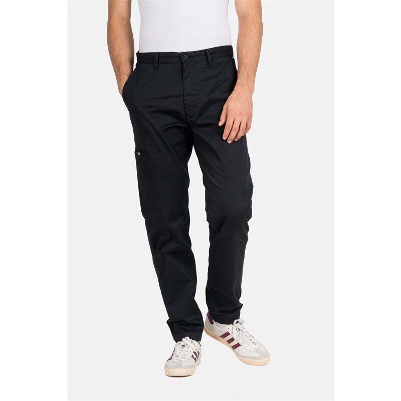 kalhoty REELL - Crater Chino Deep Black (120)