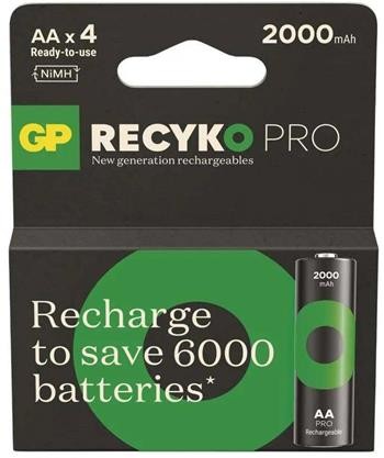 GP ReCyko Pro Professional AA (HR6) tužka, 4 pack