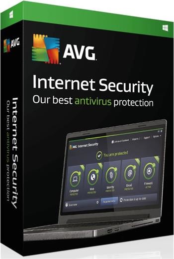 AVG Internet Security, 10 lic na 1 rok, el.licence