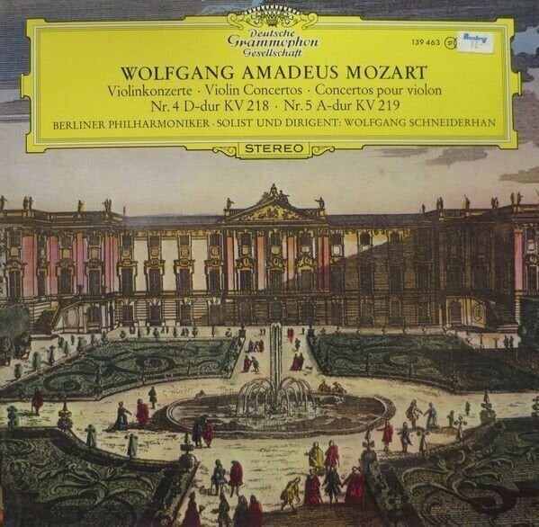 W.A. Mozart - Violinkonzerte No 4 & No 5 (LP)