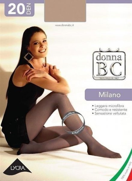 BC Donna Milano 20 den 1-2 Punčochové kalhoty 1/2-s/m noiset/odstín béžové