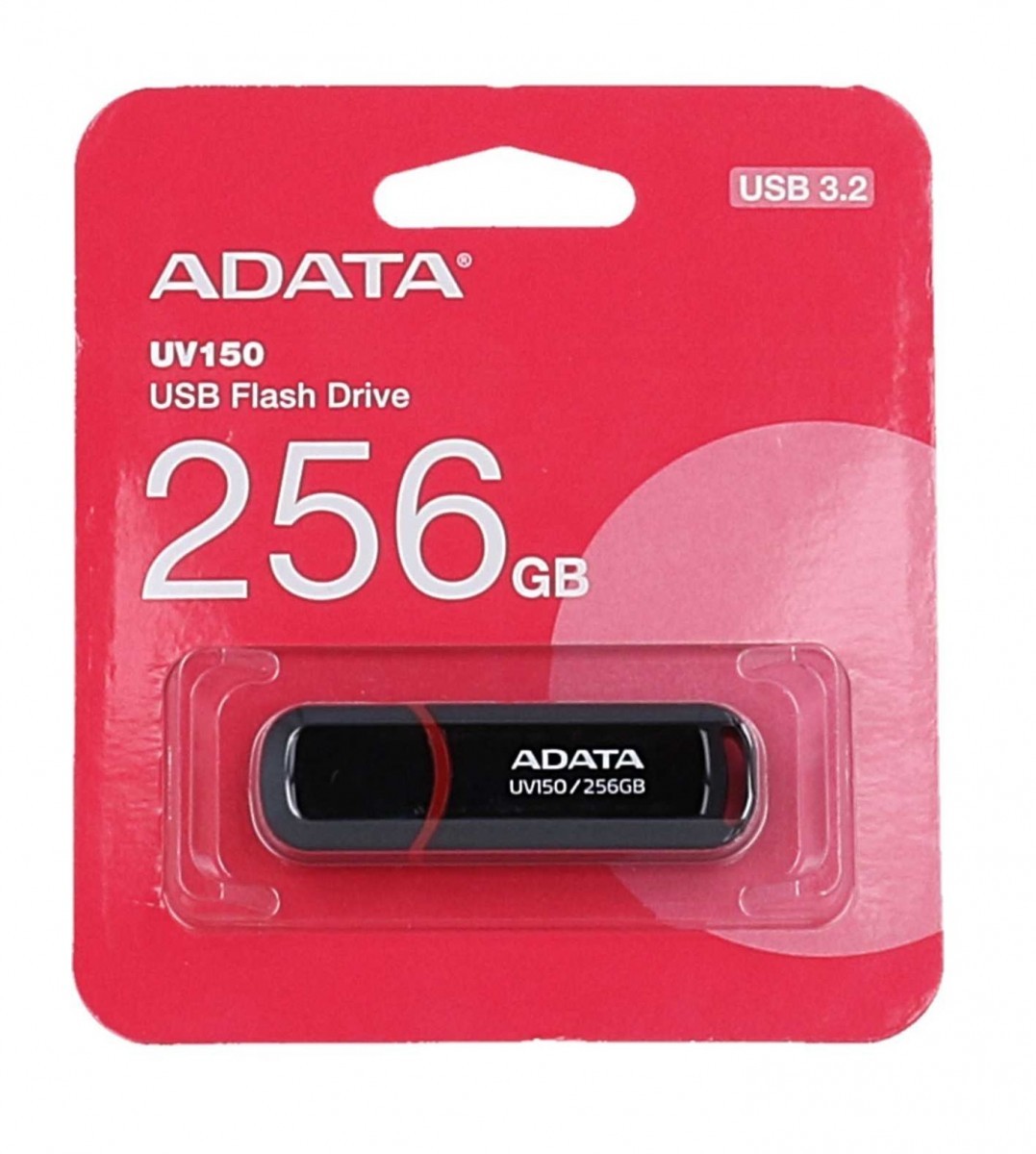 Flash disk ADATA UV150 256GB černo-červený 115503
