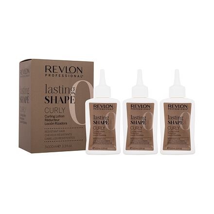 Revlon Professional Lasting Shape Color Protection Blonde & Grey Hair Cleanser dámský trvalá ondulace 3x100 ml pro ženy poškozená krabička