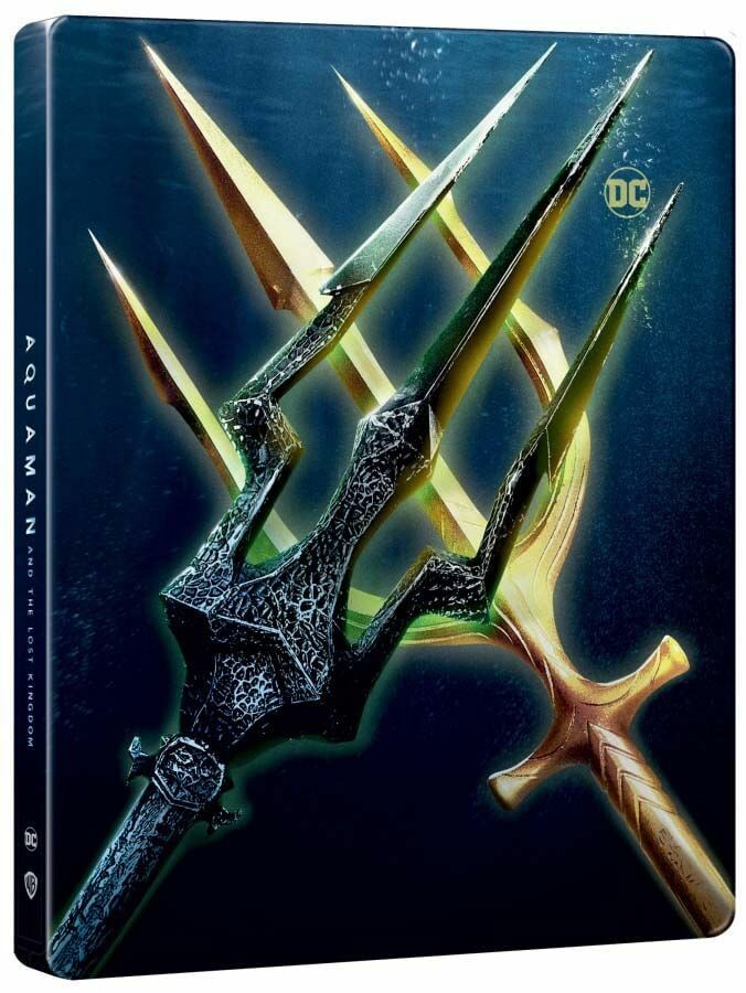 Aquaman a ztracené království (4K ULTRA HD BLU-RAY) 2 disky - STEELBOOK (motiv Tridents)