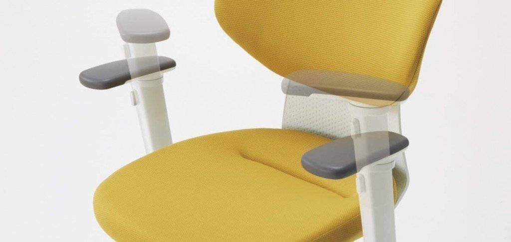 Kokuyo Područky - nastavitelné 2D pro kancelářské židle ING Kokuyo