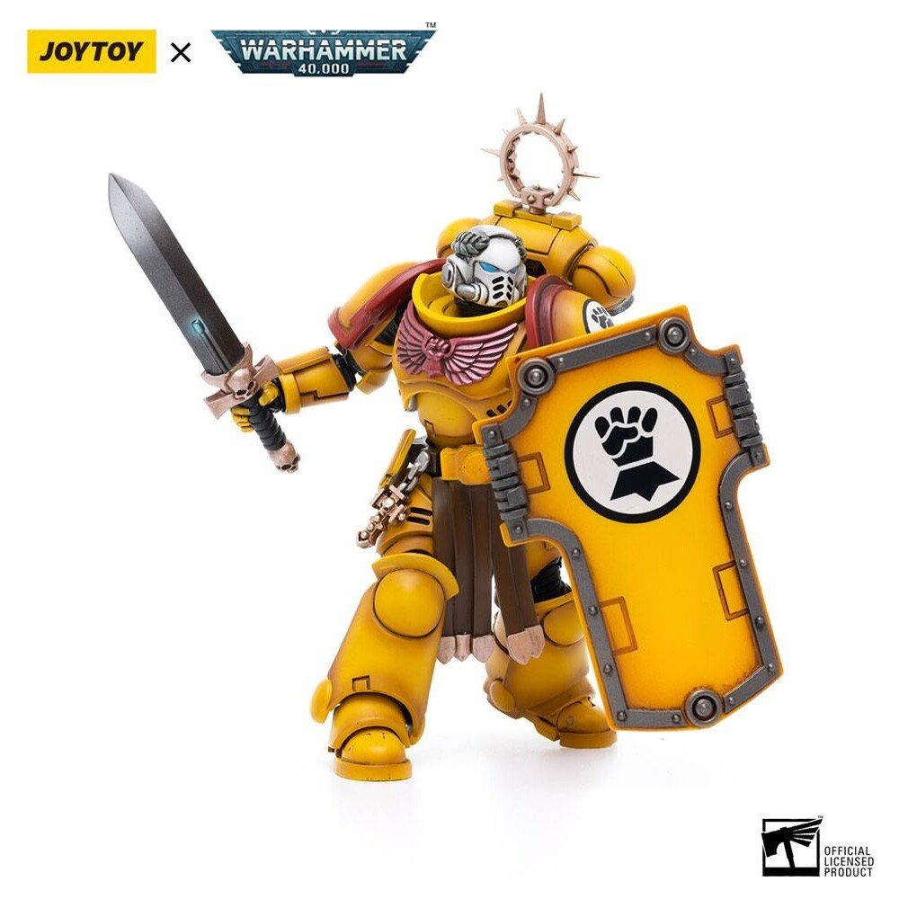 Akční figurka Warhammer 40k 1/18 Imperial Fists Veteran Brother Thracius 12 cm