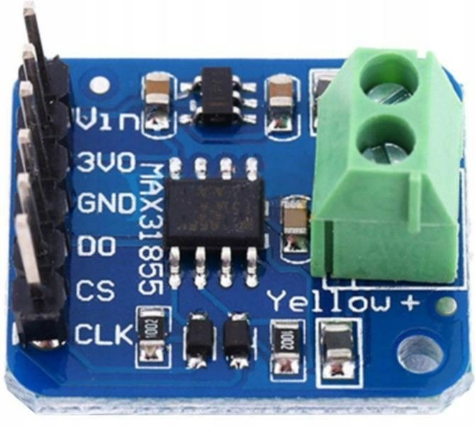 Převodník termočlánku ”K” MAX31855 pro Arduino