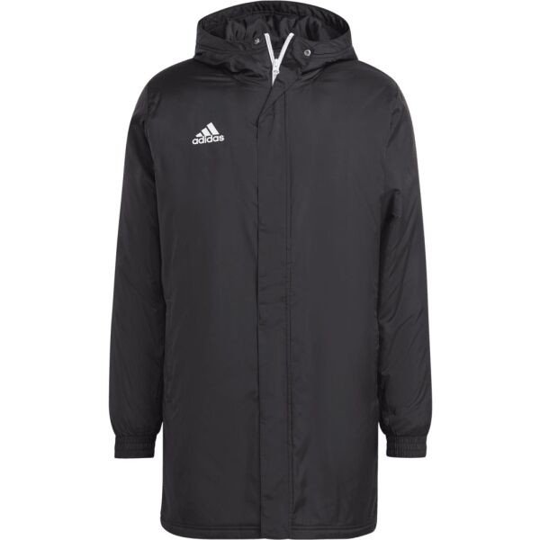 adidas ENTRADA 22 STADIUM JACKET Pánská fotbalová bunda, černá, veľkosť S