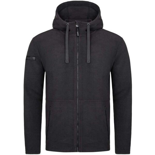 Loap GENDAR Pánská mikina, tmavě šedá, veľkosť L