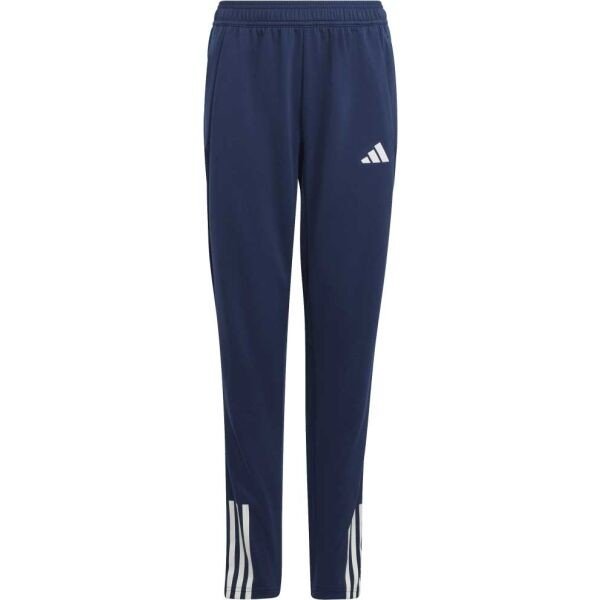 adidas TIRO 23 PANTS Juniorské fotbalové tepláky, tmavě modrá, veľkosť 164