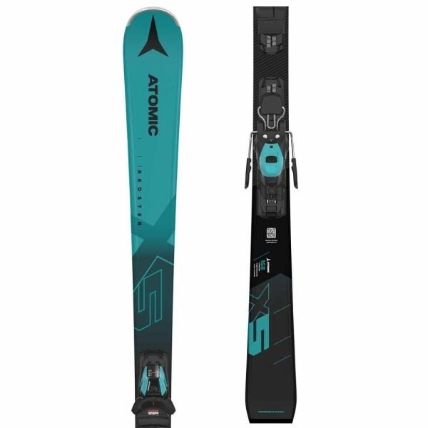 Atomic REDSTER X5 BLUE + M 10 GW Dámské sjezdové lyže, černá, veľkosť 168