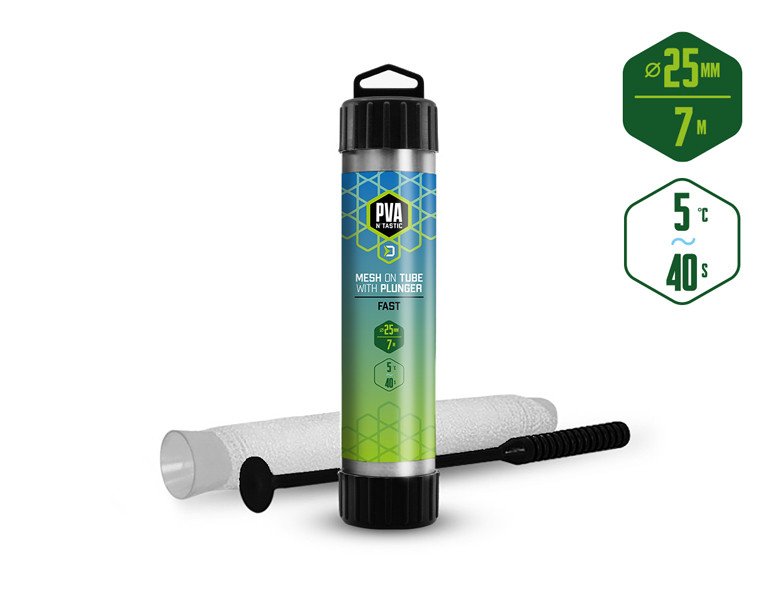 Punčocha Delphin PVA n'tastic TUBA+TLOUK / 7m-úzká - 25mm / Rychle rozpustná