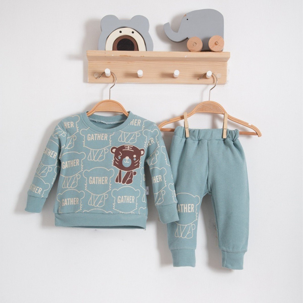 Dětská tepláková souprava 2183, zelená Velikost: 68