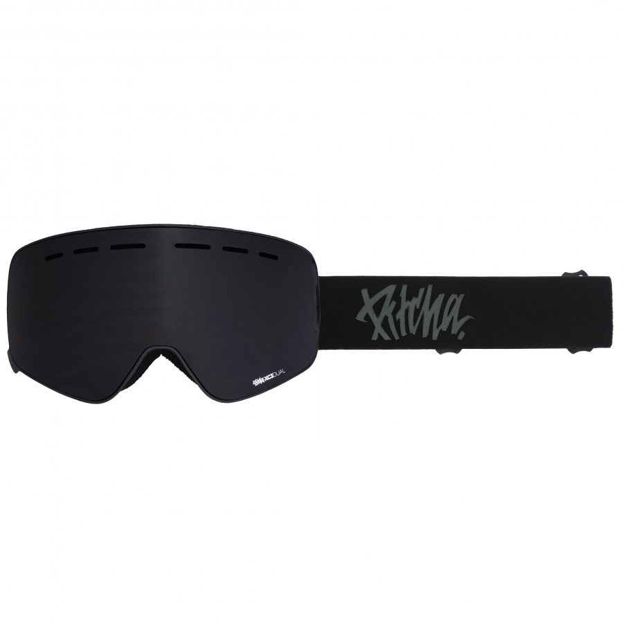 Pitcha lyžařské brýle XC3 ultra black / black