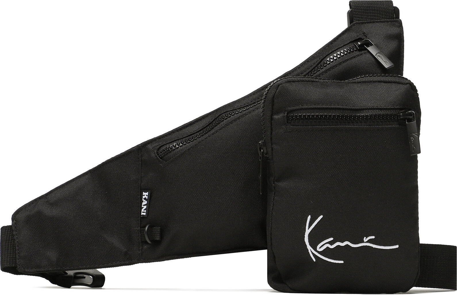 Brašna Karl Kani Signature Crossbody Bag 4002662 Black