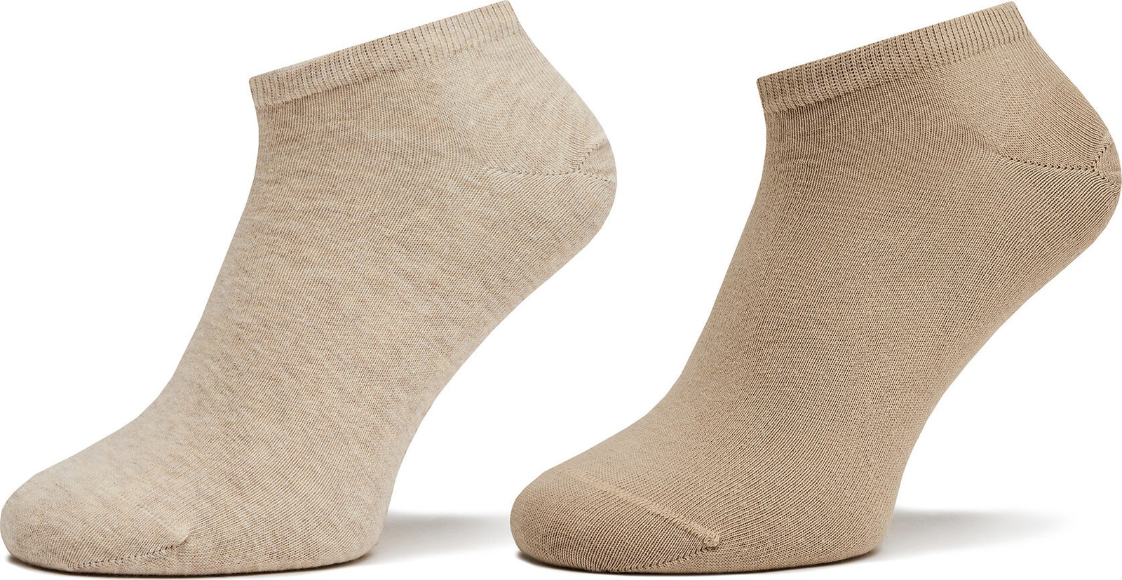 Sada 2 párů pánských nízkých ponožek Tommy Hilfiger 342023001 Beige Combo 049