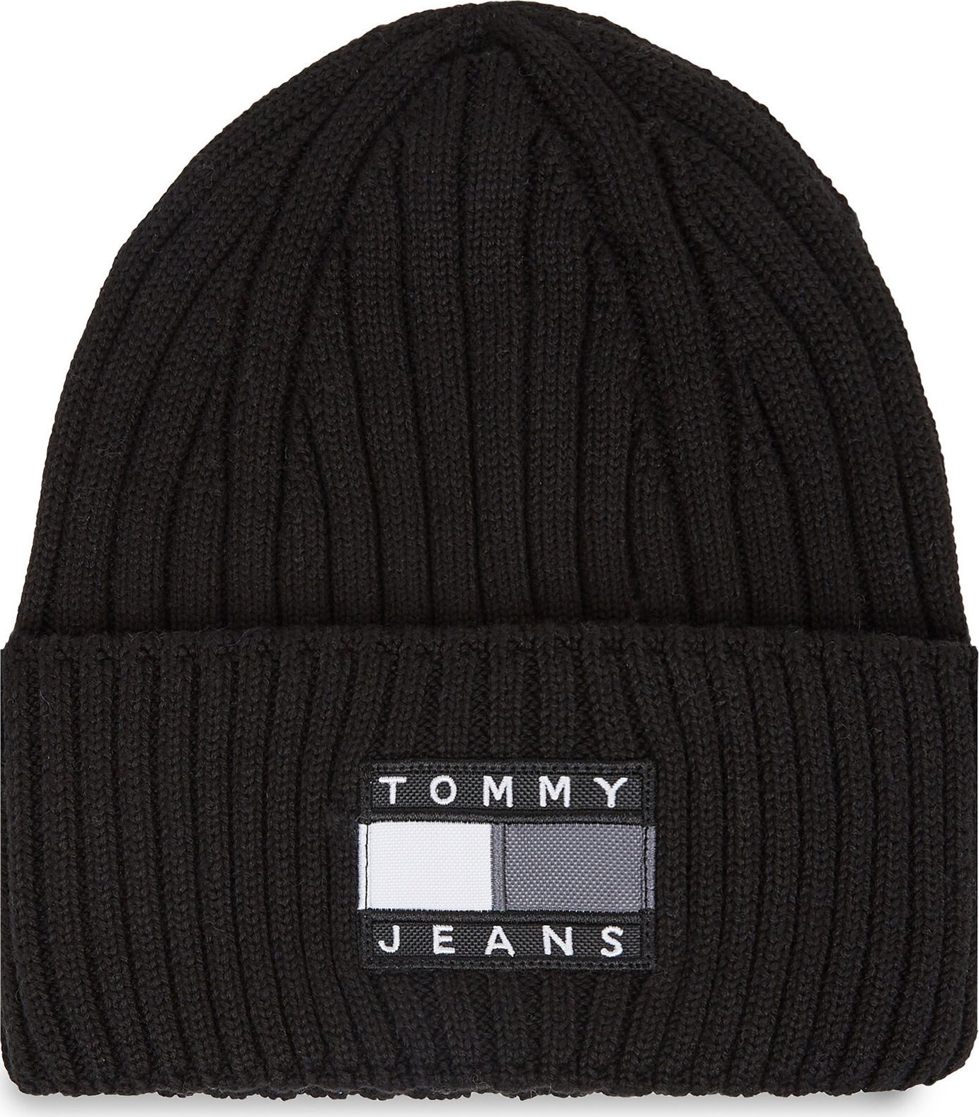 Čepice Tommy Jeans Tjm Heritage Archive Beanie AM0AM11689 Black BDS