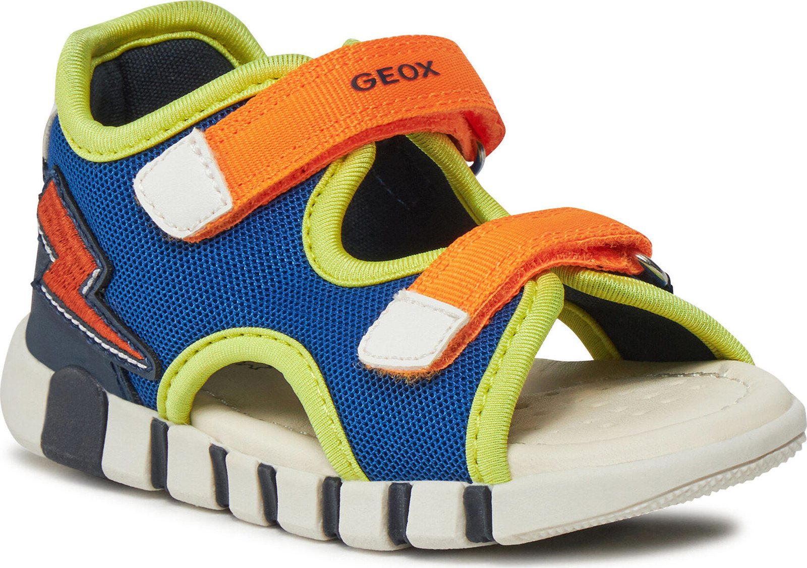 Sandály Geox B Sandal Iupidoo Boy B455PA 01454 C0685 Royal/Orange