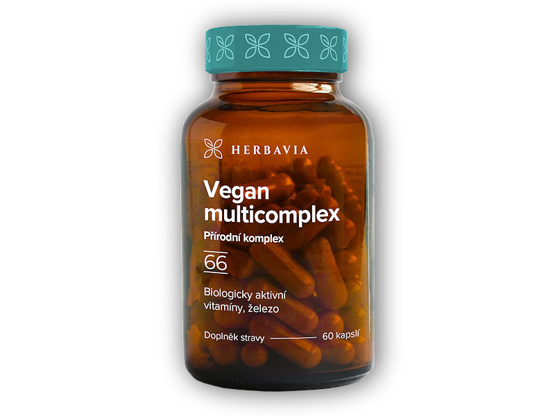Herbavia Vegan Multicomplex + železo 60 kapslí
