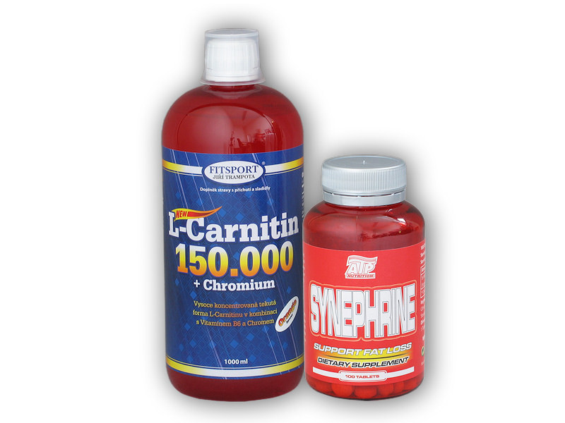 FitSport Nutrition L-carnitine 150000 1l + Synephrine 100t Varianta: ananas