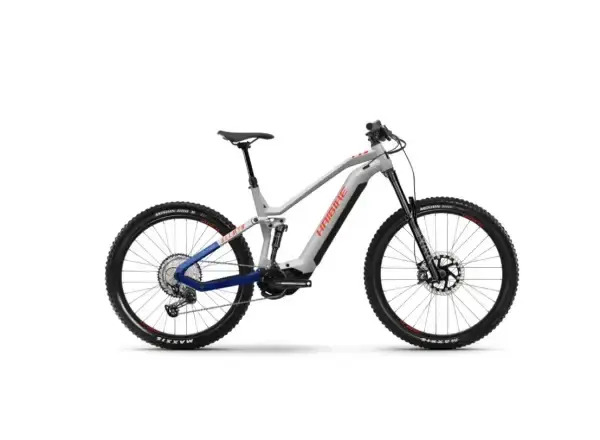 Haibike AllMtn 7 celoodpružené elektrokolo grey/blue/red gloss vel. S