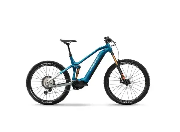 Haibike AllMtn 10 Blue/Silver gloss celoodpružené elektrokolo vel. S