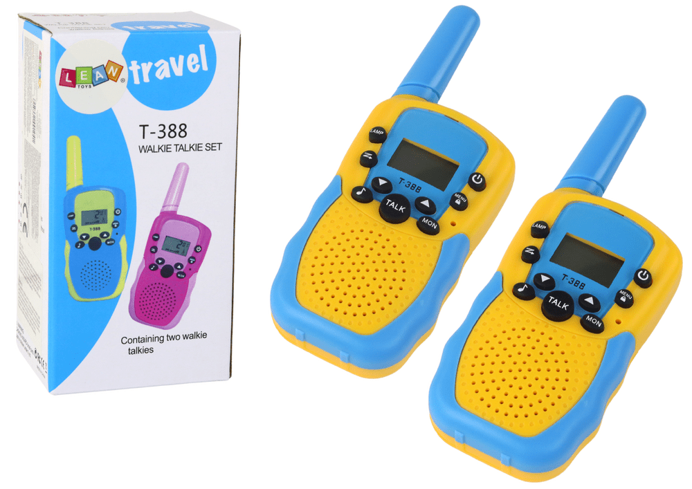 mamido Dětské vysílačky Walkie Talkie žlutomodré