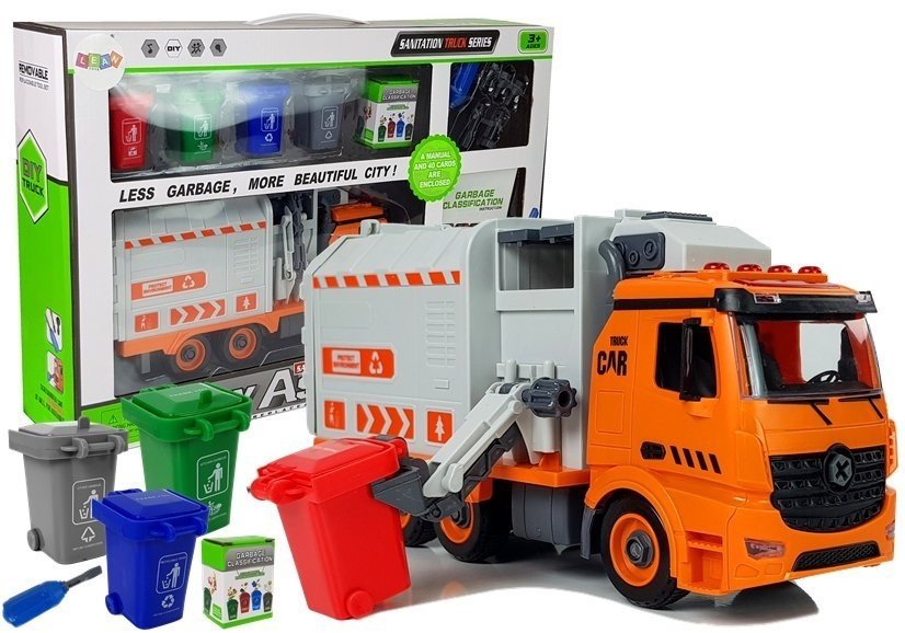 mamido Sada na třídění odpadu s DIY popelářským autíčkem