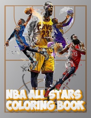 NBA All Stars Coloring book: Basketball Coloring Book for Kids (Dolton Heath)(Paperback)